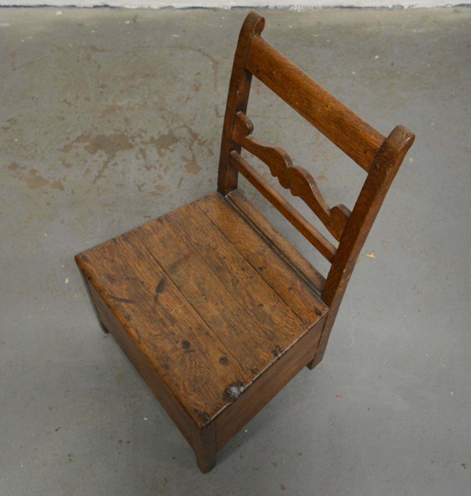 Antique Childrens Chair, 1700s photo vinterior