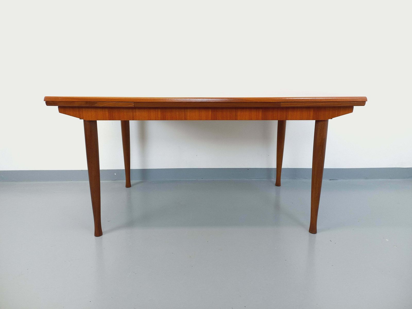 photo for sale Scandinavian Rectangular Table With Round Teak Legs