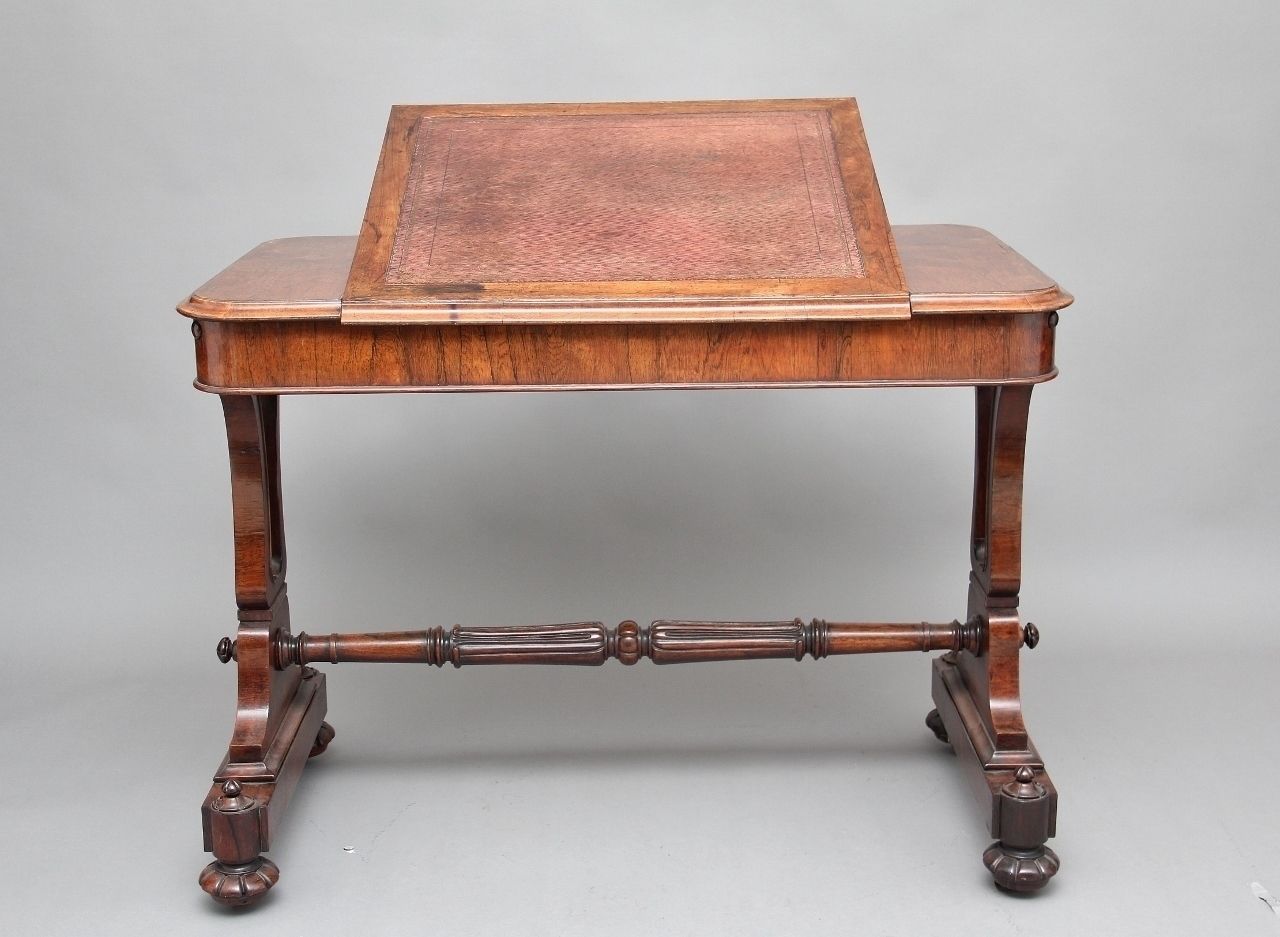 photo furniture 19th Century Rosewood Writing Table