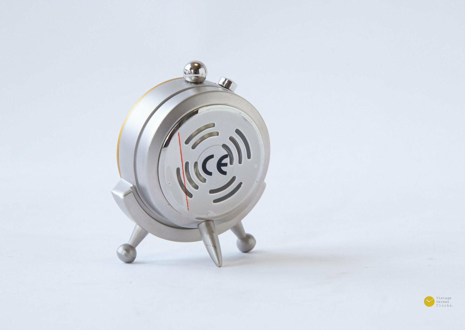 Nos! 2can Clockboy Postmodern Desk Table Alarm Clock Memphis Sottsass Style Pop Yellow New In Box photo vintage