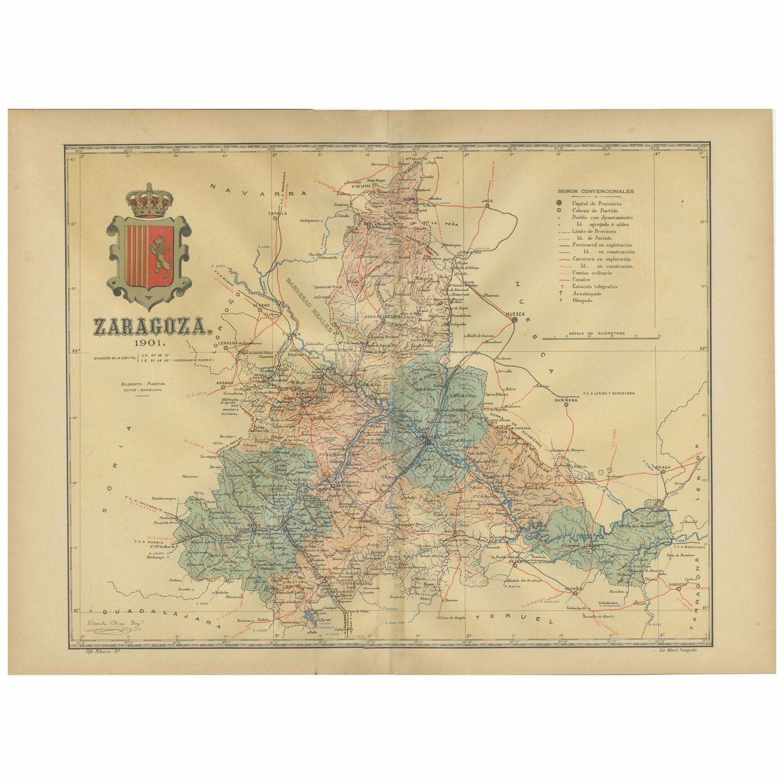 Zaragoza: Crossroads Of Heritage   The 1901 Cartographic Chronicle