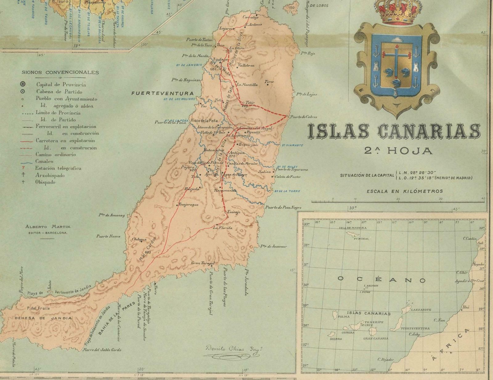 Volcanic Eden: The Canary Islands’ Tapestry Of Land And Sea In 1902 photo for sale