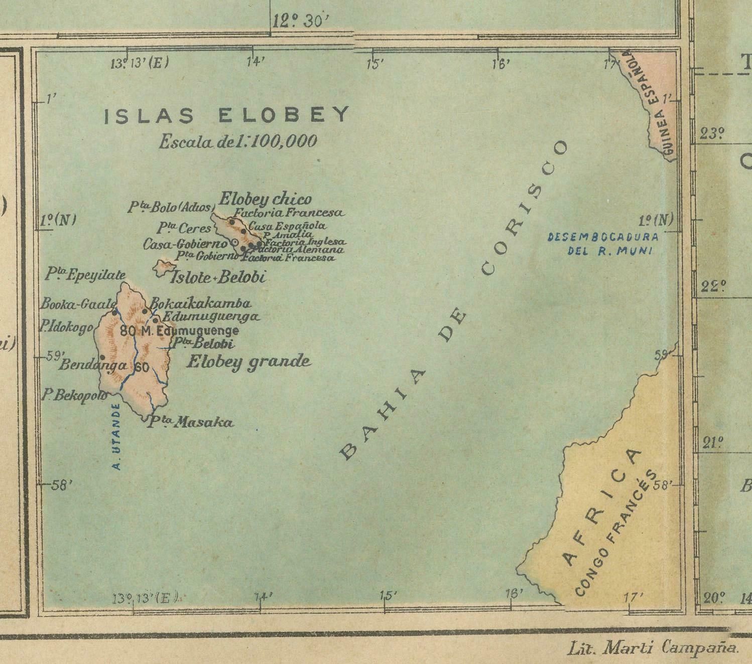 Echoes Of Empire: Spanish Territories In West Africa, 1903 photo Art