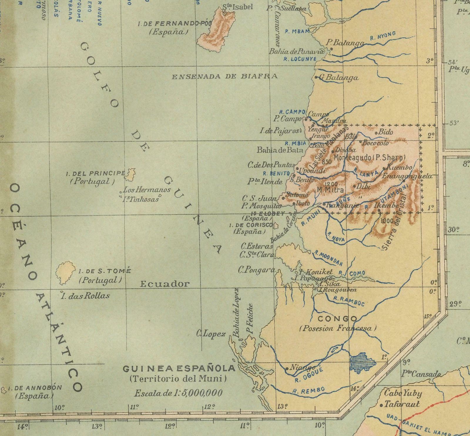 Echoes Of Empire: Spanish Territories In West Africa, 1903 photo vinterior