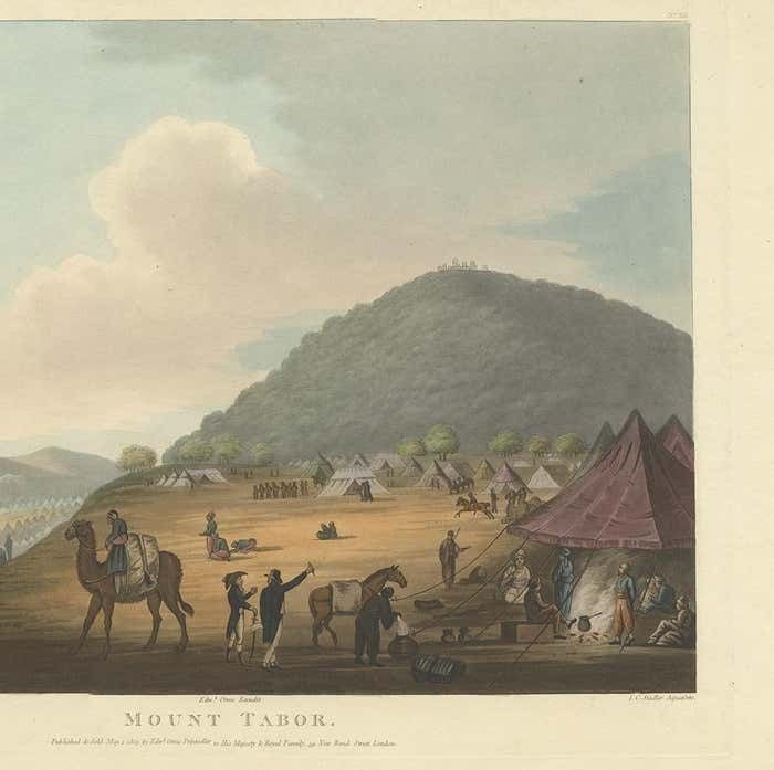 Antique Print Of Mount Tabor By Spilsbury, 1803 photo Art