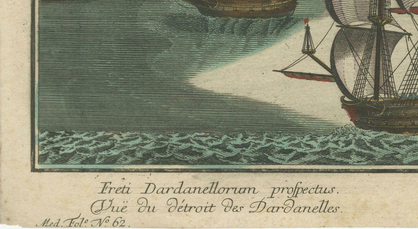 The Dardanelles In The Age Of Sail: A Panoramic Etching, Ca.1765 photo for sale