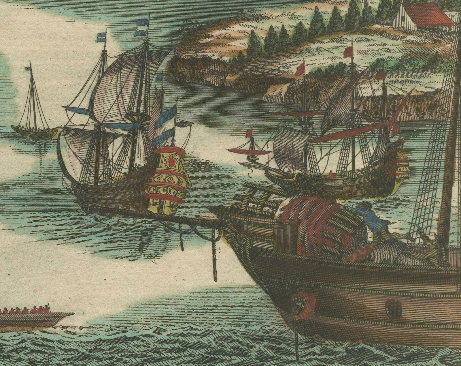 The Dardanelles In The Age Of Sail: A Panoramic Etching, Ca.1765 photo vinterior