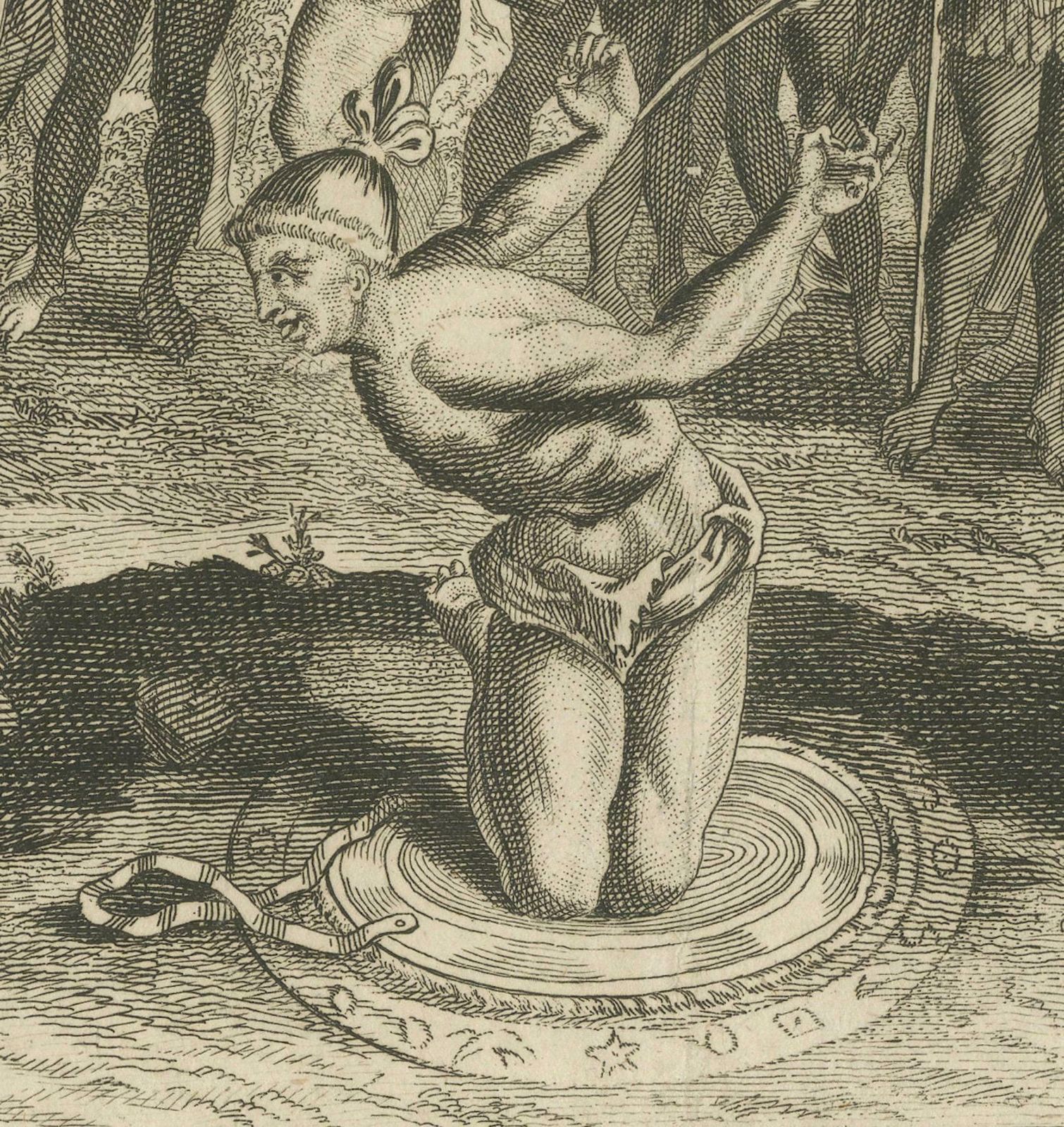 Pre Battle Rituals: The King Of Florida And His Magician, Ca.1780 photo vinterior