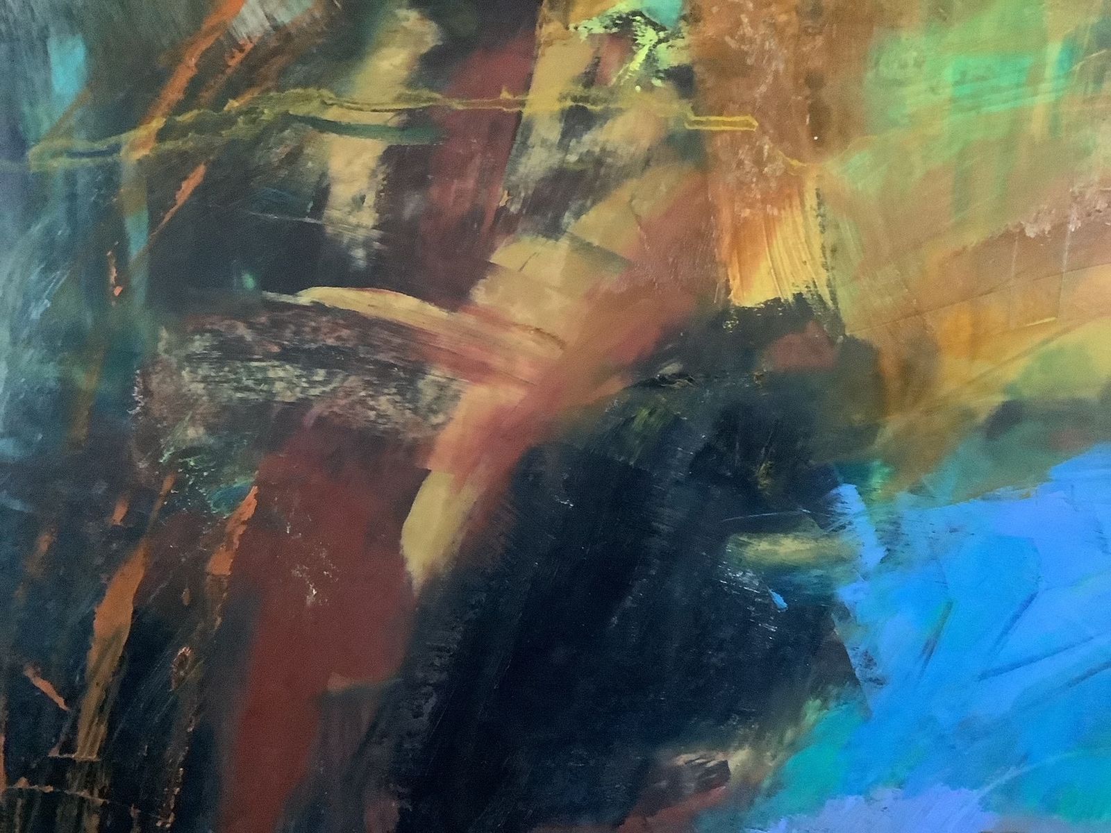 Natural Forces. Large Abstract Painting By Peter Rossiter photo buy