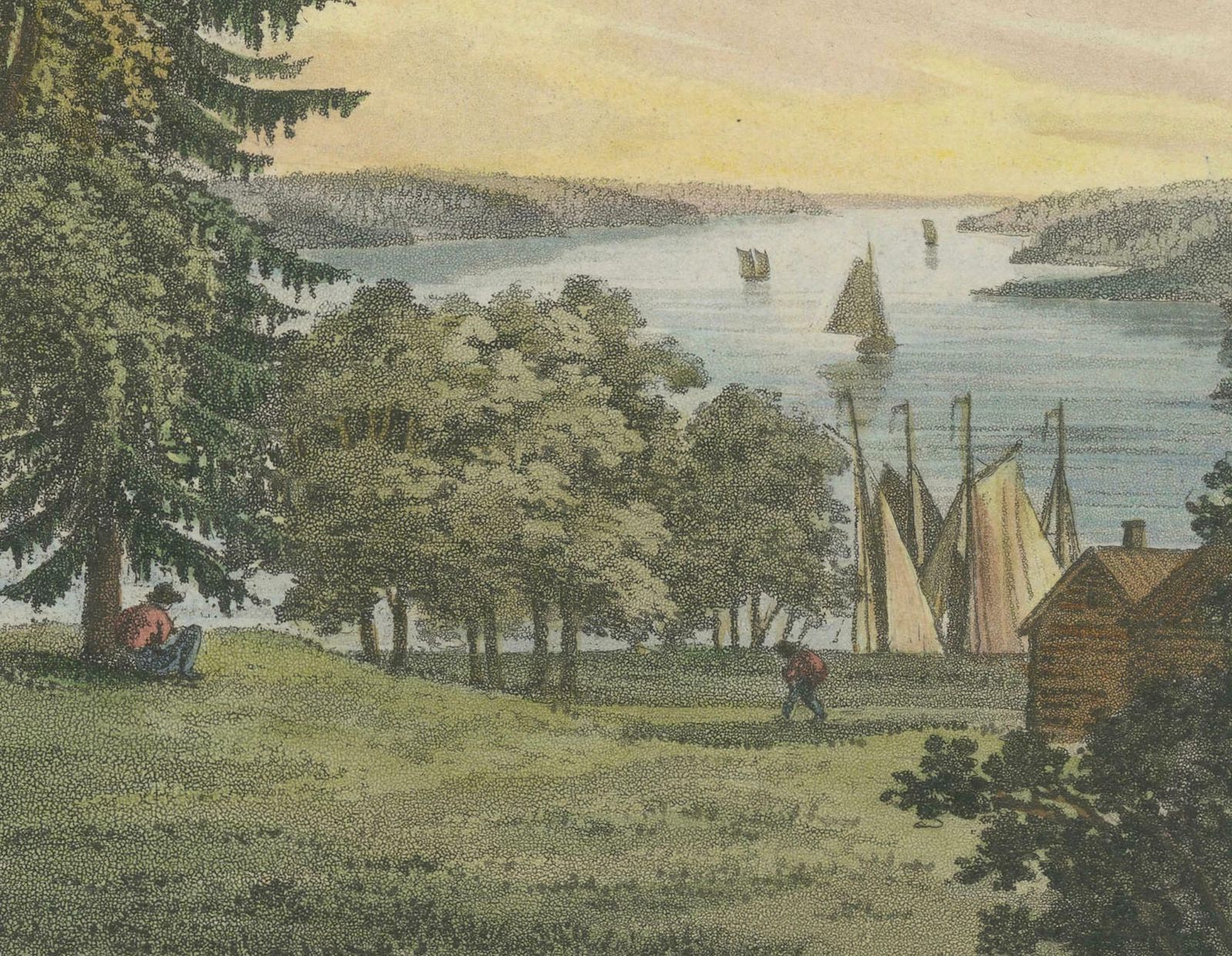 Swedish Grace And Grandeur: The Aquatint Legacy Of Ulrik Thersner, 1825 photo Art