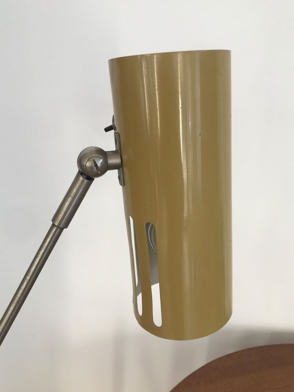 photo vinterior Italian Stilnovo Metal Clamp Lamp 1950s
