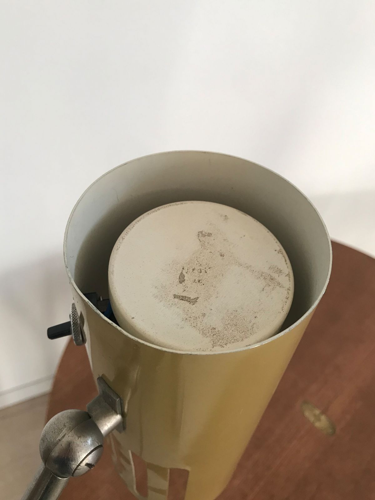 photo vintage Italian Stilnovo Metal Clamp Lamp 1950s