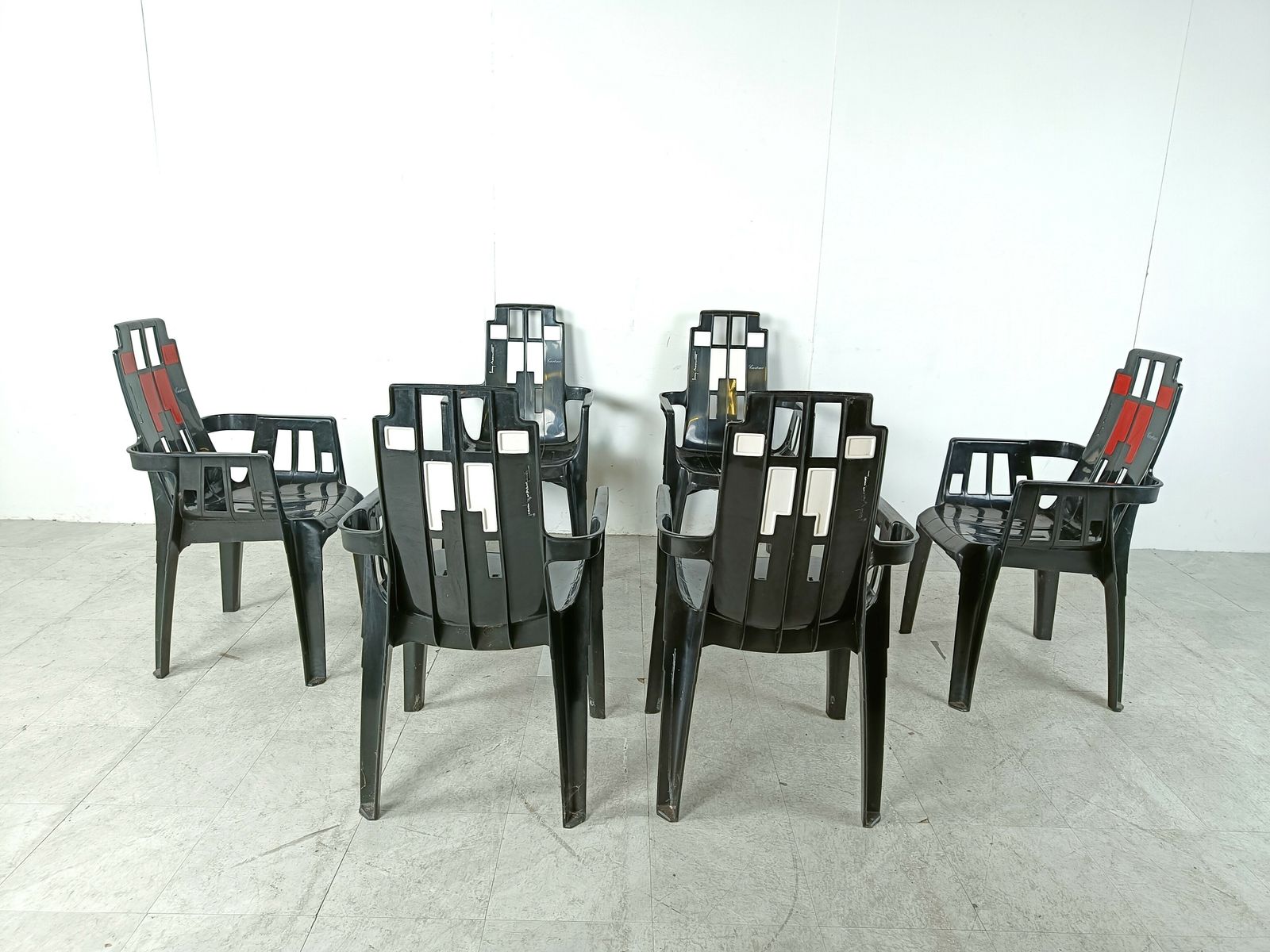 Boston Chairs By Pierre Paulin For Henry Massonnet, 1988, Set Of 6 photo Furniture