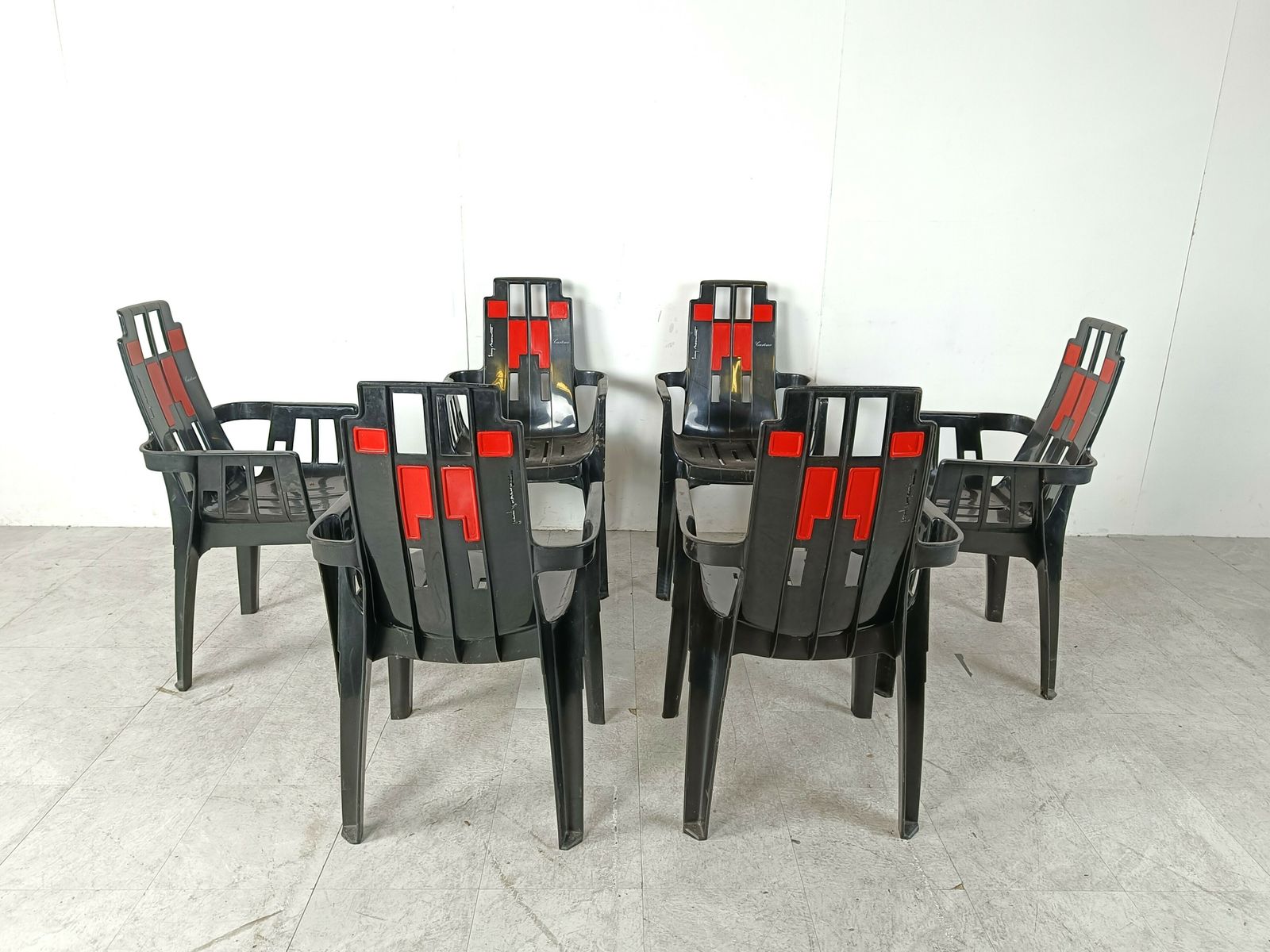 Boston Chairs By Pierre Paulin For Henry Massonnet, 1988, Set Of 6 photo buy