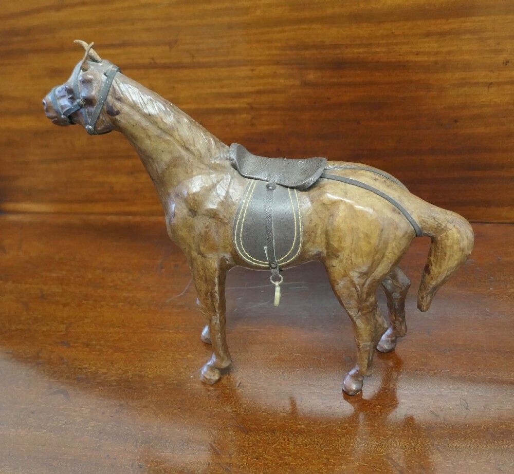 Arts And Crafts Leather Model Of A Horse photo Art