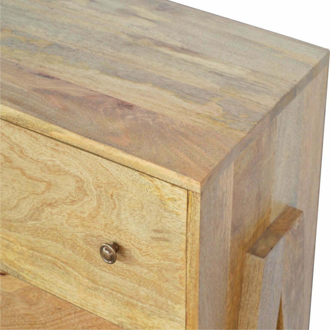 Mid Century Modern Style V Shaped Chest Of 3 Drawers photo Furniture