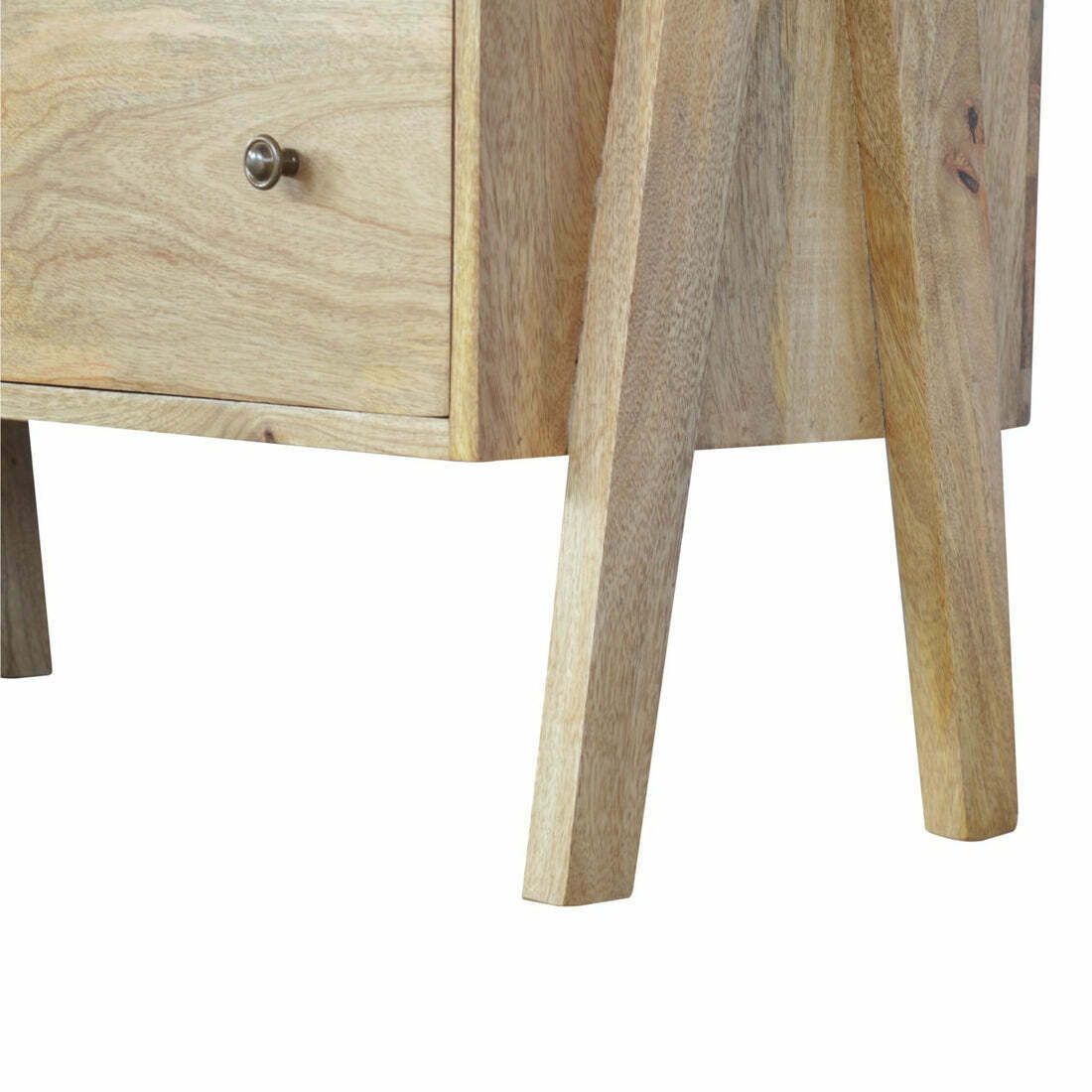 Mid Century Modern Style V Shaped Chest Of 3 Drawers photo vinterior