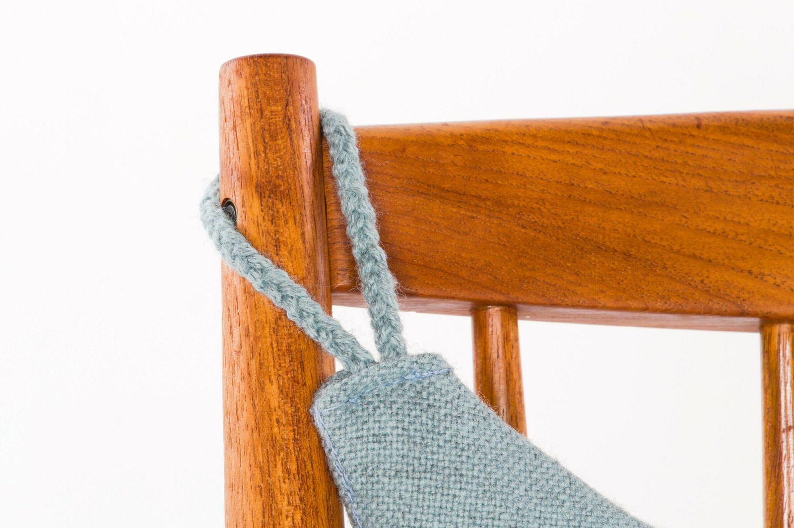Rocking Chair Mid Century Teak Vintage, By Frank Reenskaug For Bramin photo for sale