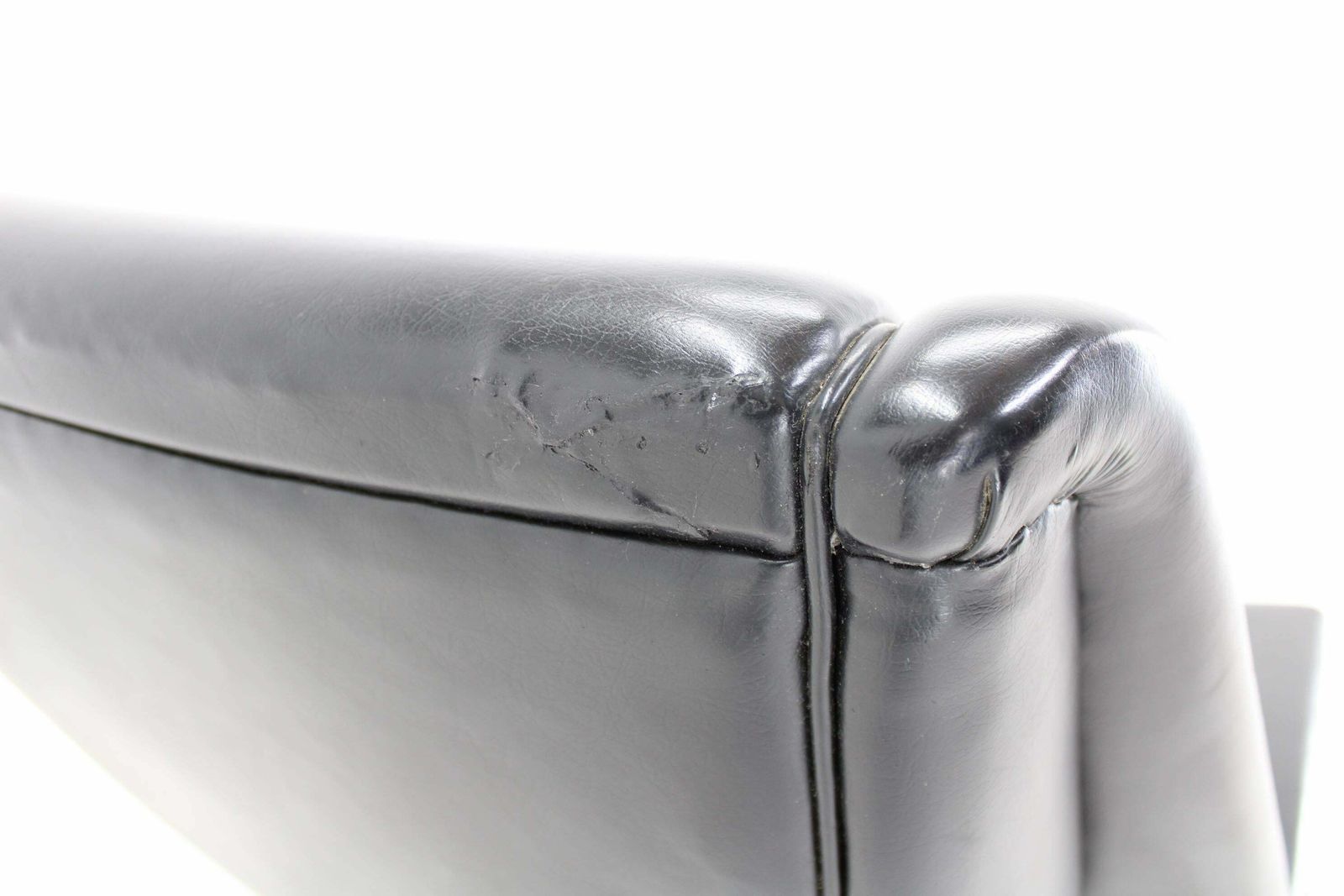 photo for sale 1970s Folke Ohlsson Armchair 4410 In Leatherette, Denmark