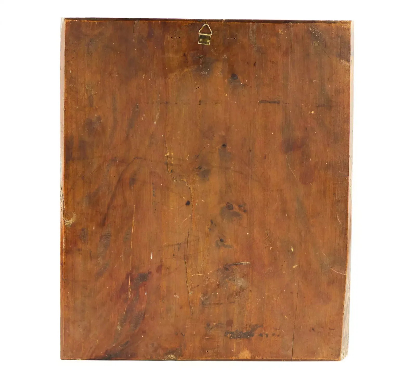 Russian Icon Of The Pantocrator On A Thick Cypress Board From The Mid 19th Century. photo for sale