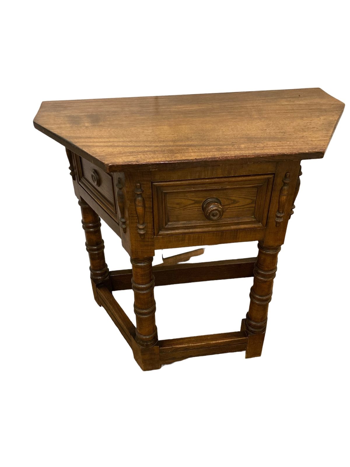 17th Century Style Gothic Looking Oak Credence Side Hall Table photo furniture