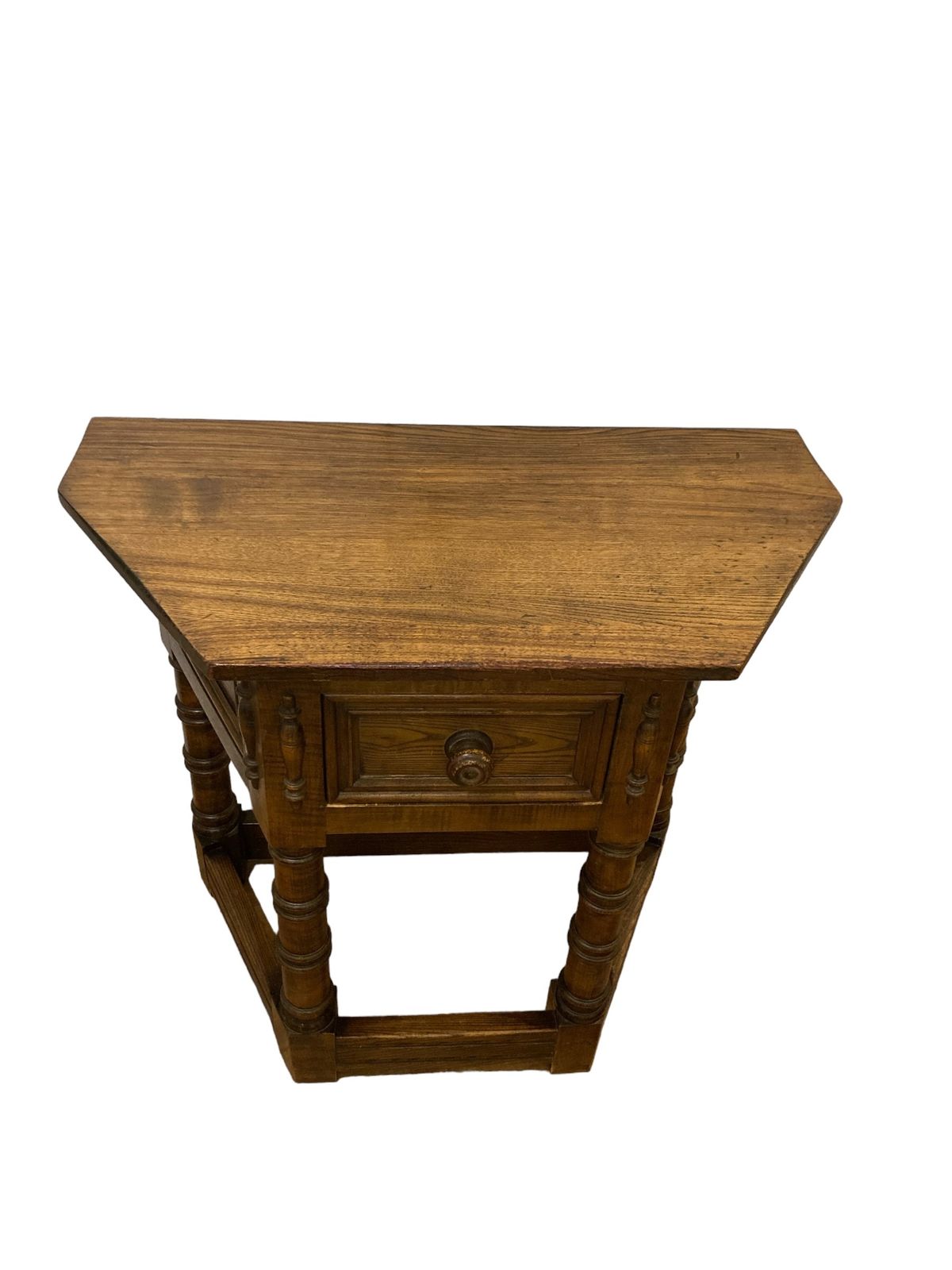 17th Century Style Gothic Looking Oak Credence Side Hall Table photo for sale