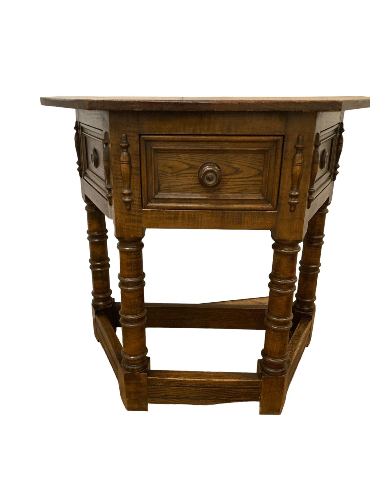 17th Century Style Gothic Looking Oak Credence Side Hall Table photo Furniture
