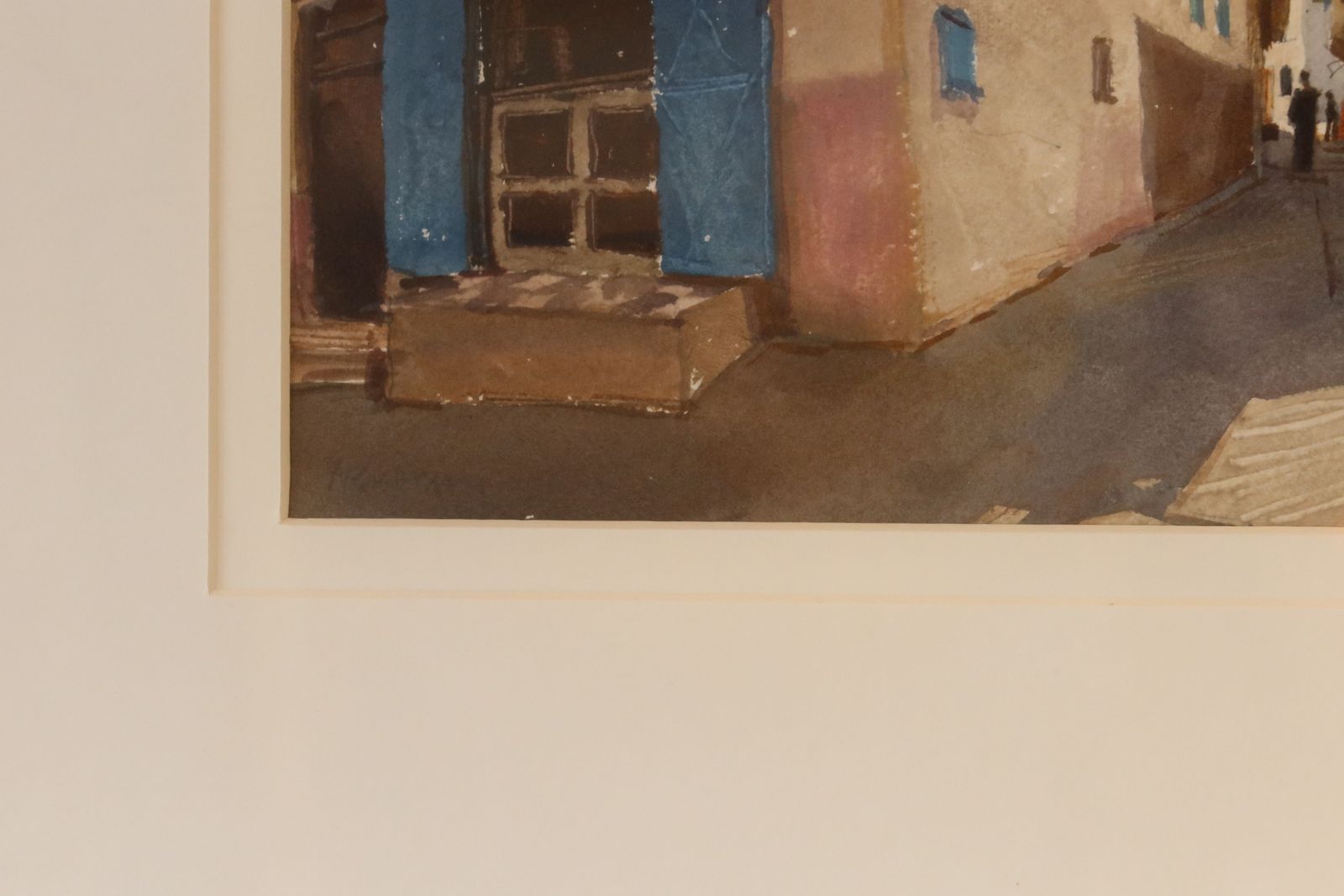 Casbah In Tangier By John Newberry Watercolour photo furniture