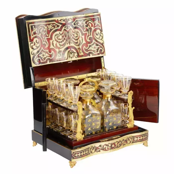 A Liquor Bar In A Splendid 19th Century Napoleon III Boulle Style. photo 4807.0