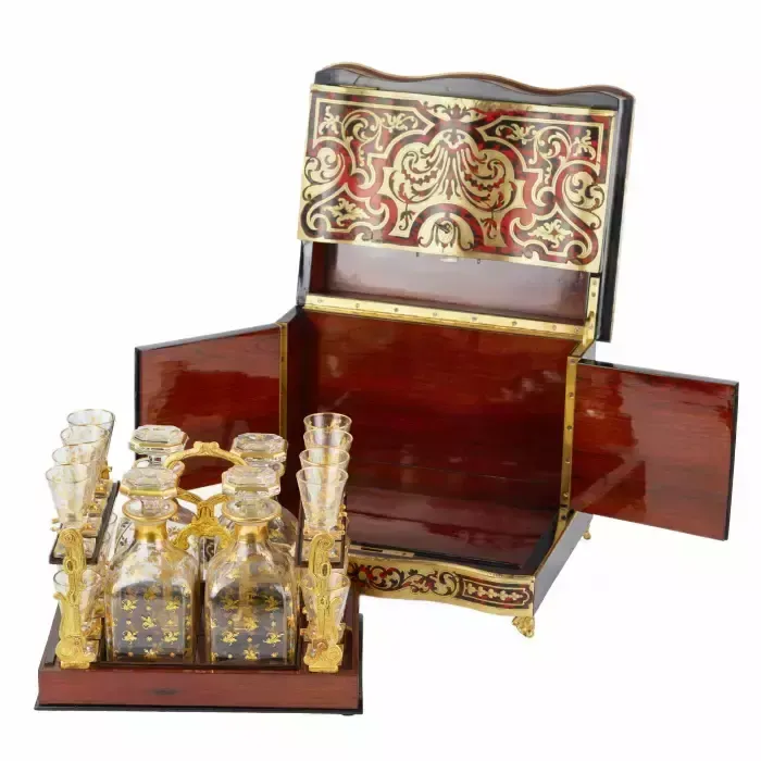 A Liquor Bar In A Splendid 19th Century Napoleon III Boulle Style. photo buy