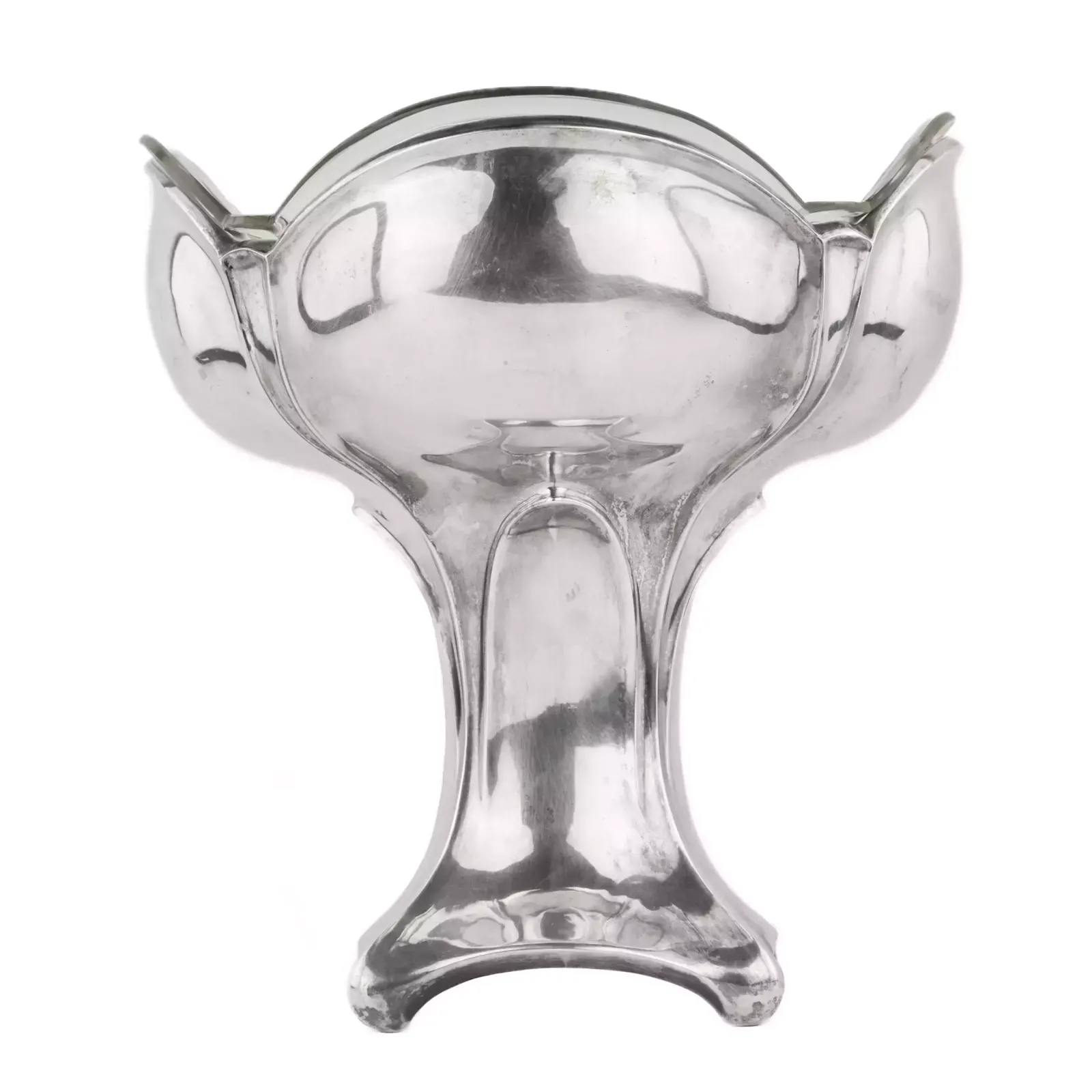 Fruit Vase In Scandinavian Art Nouveau Style.