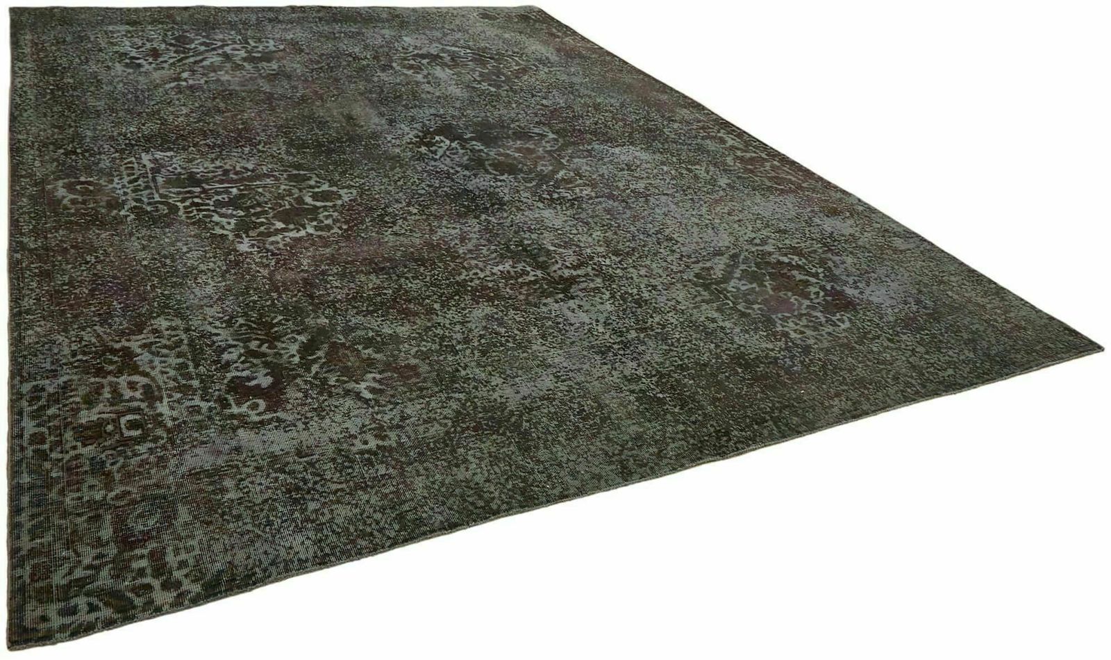 Handmade 1980's Grey Over Dyed Large Area Rug ( 384 X 298 Cm ) photo furniture