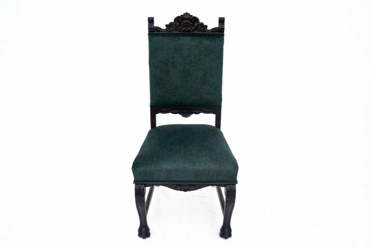 A Pair Of Antique Chairs On Lion's Paws, Western Europe, Circa 1920. photo 568.0