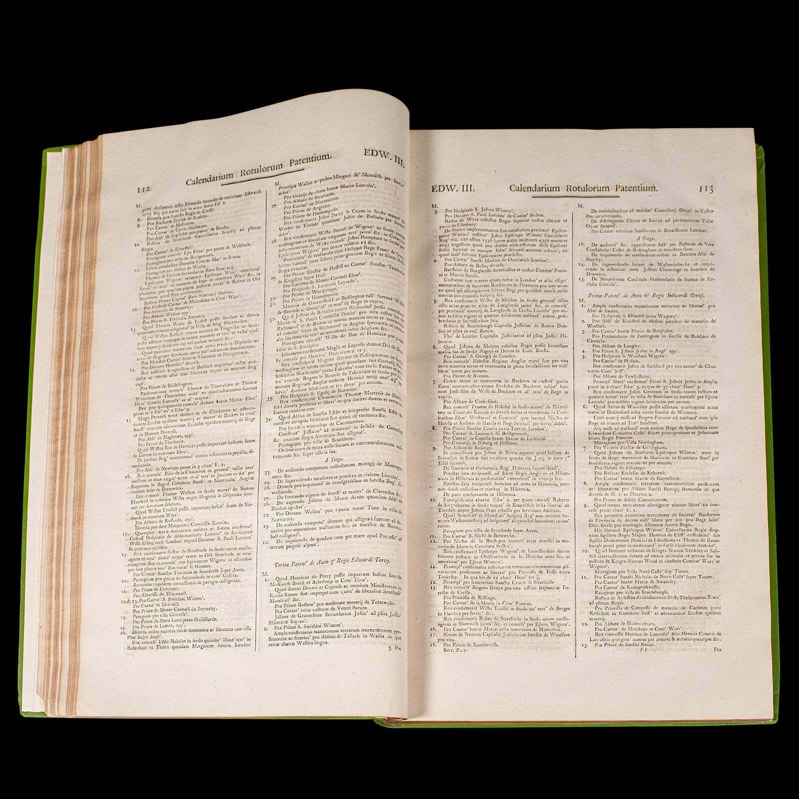 Large Antique Reference Book, Parliamentary Record, Latin Language, Georgian photo vintage