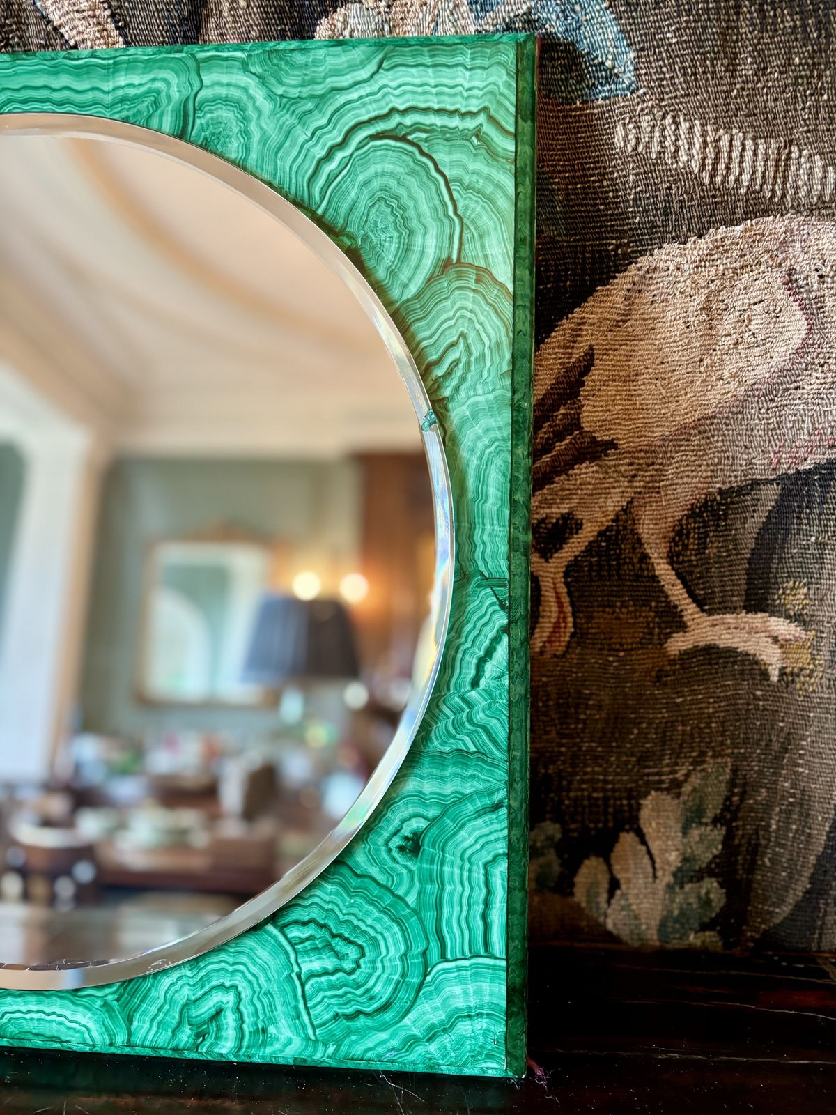 Malachite Mirror, Contemporary photo 450.0