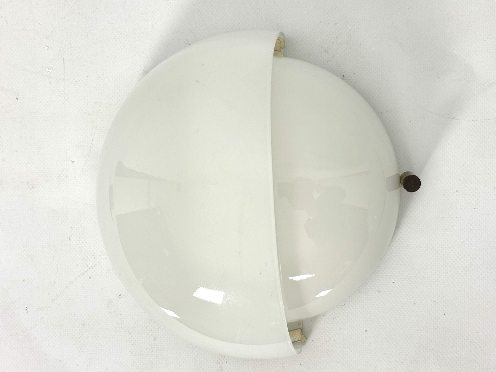 Rare Set Of Two Glass And Brass Mania Sconces By Vico Magistretti For Artemide. Italy 1960s photo 2990.0