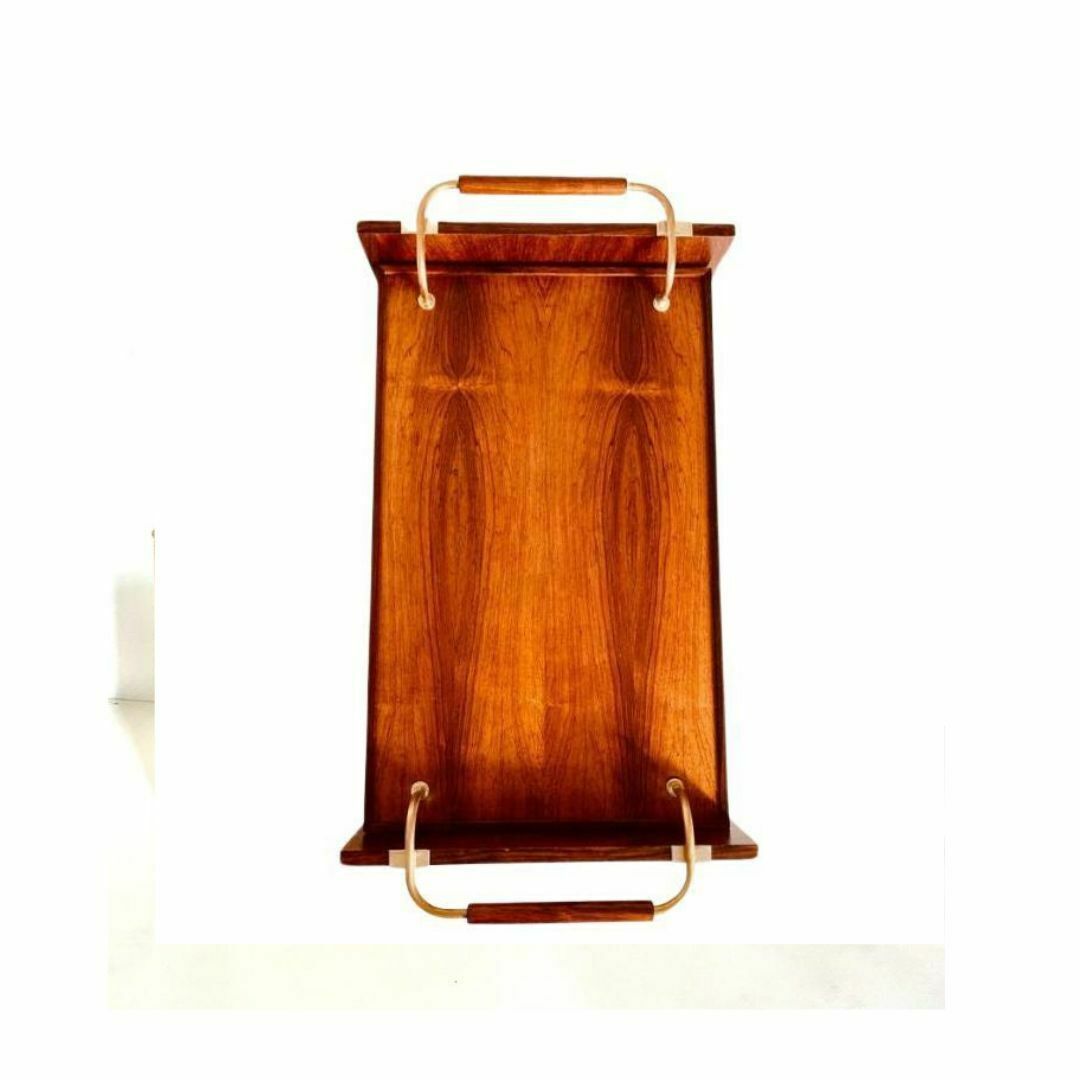 photo for sale Vintage Italian Bar Trolley In Walnut And Chromed Iron, 1960 'S