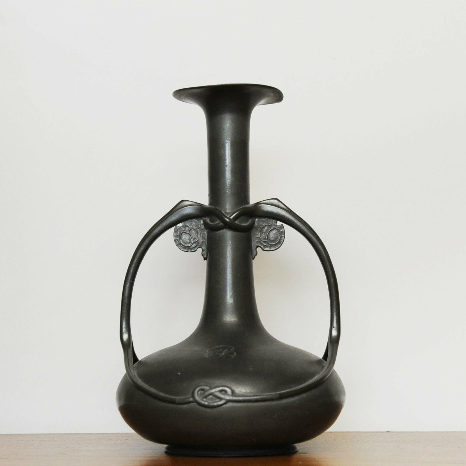 Tudric Pewter Twin Handled Vase By Archibald Knox For Liberty And Co, 1905
