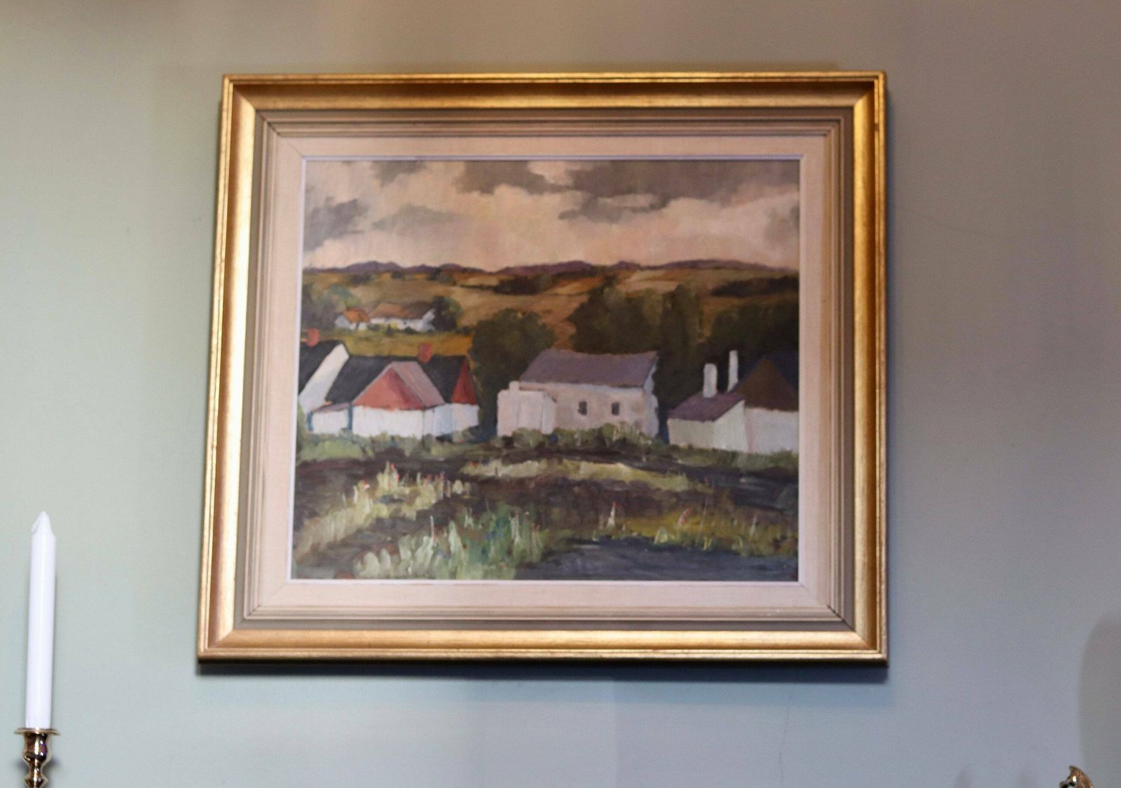 Swedish Modernist Oil Painting