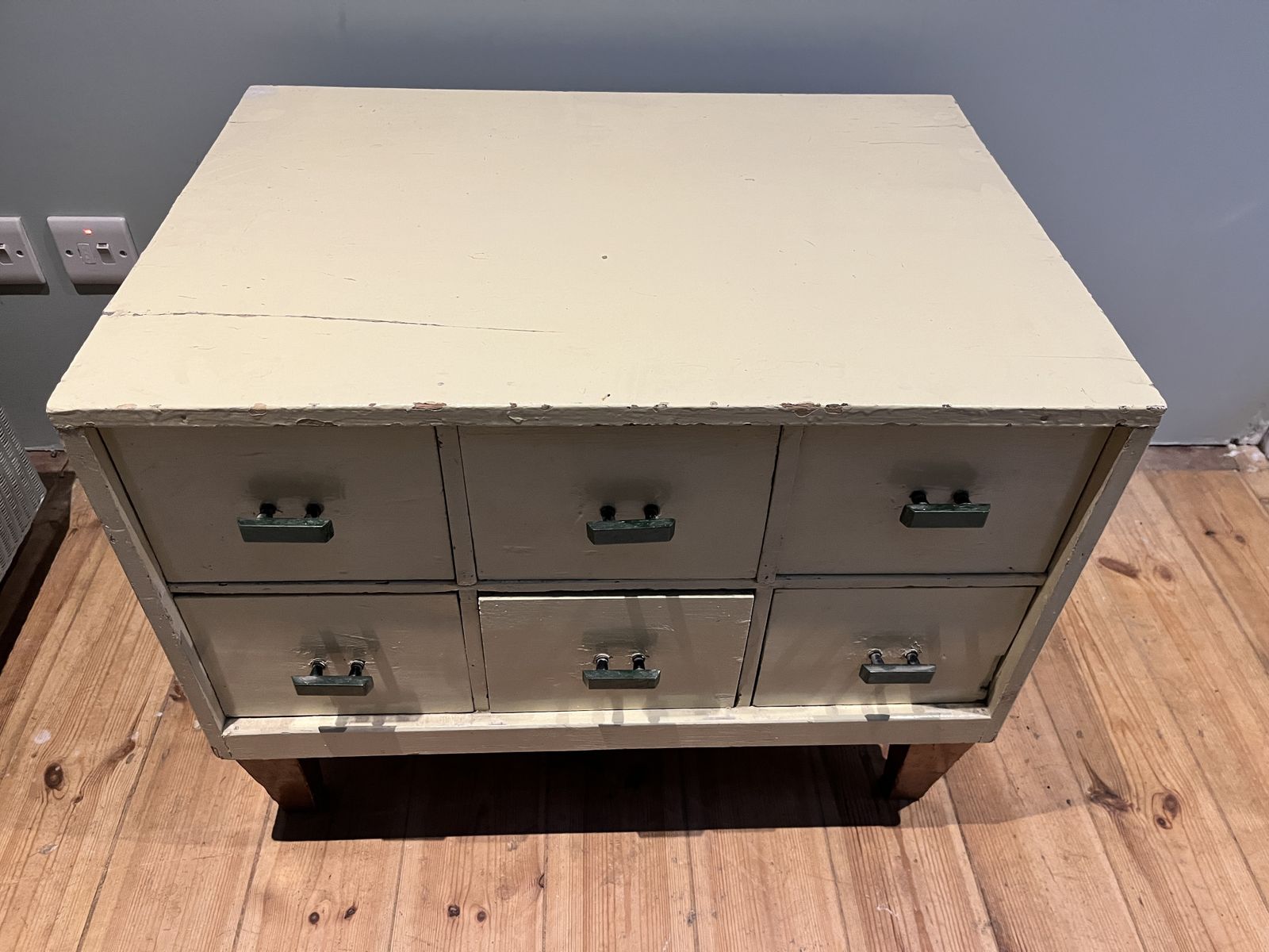 Painted Chest Of Drawers, 1960s photo for sale