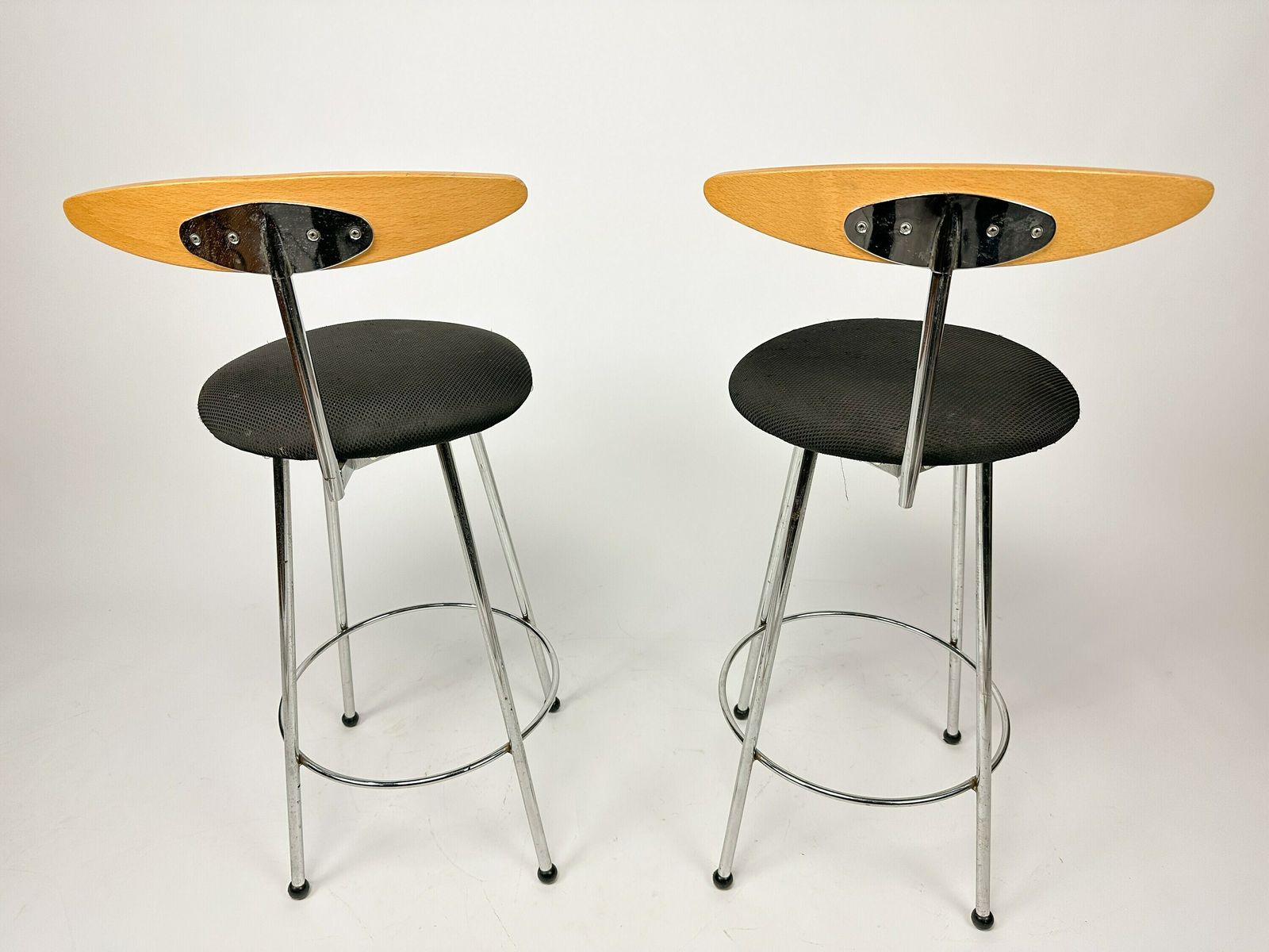 Set Of 2 Vintage Effezeta Italian Chairs, 1970s 1980s, Retro Design, Italian Design photo buy