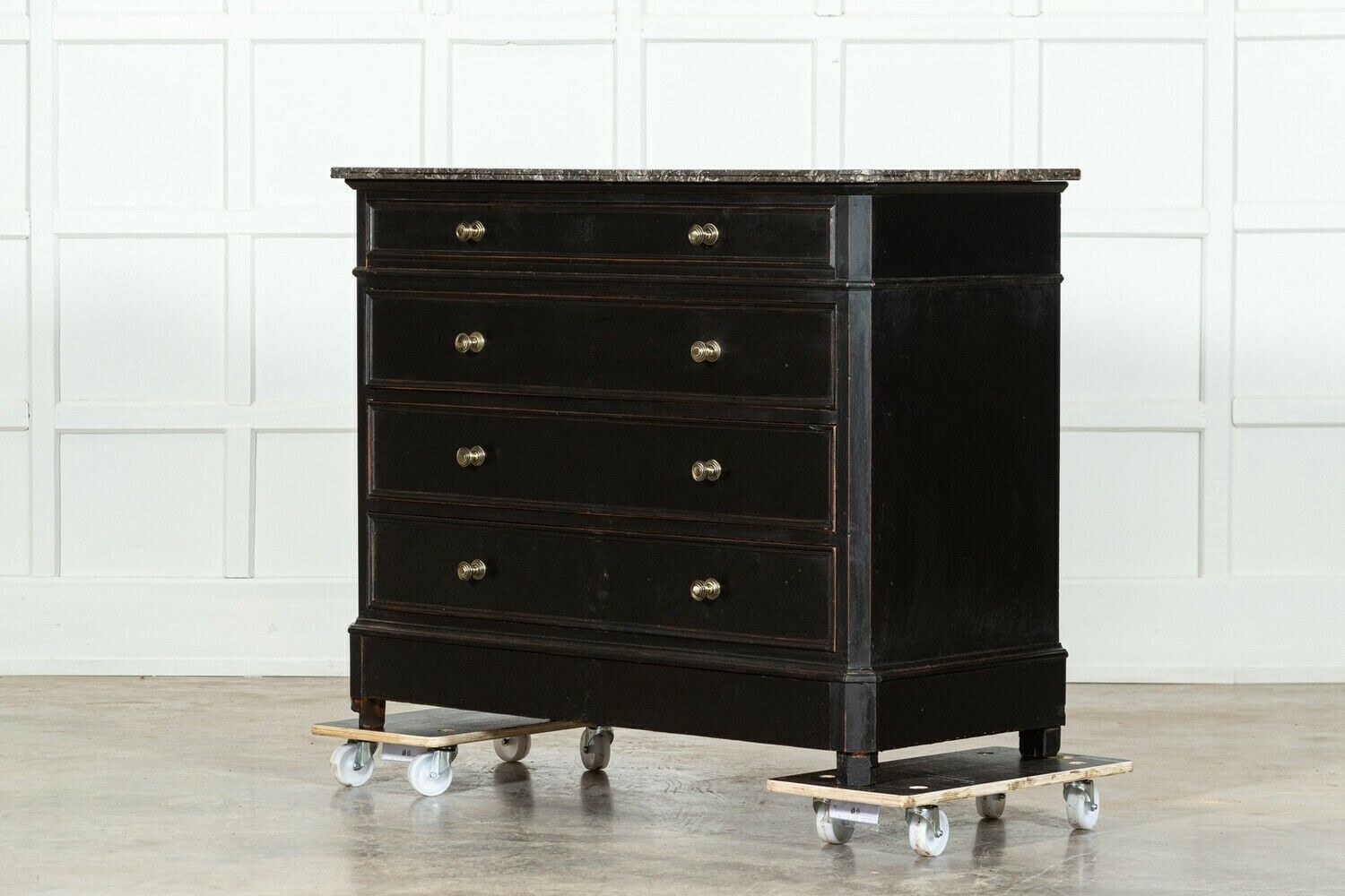  19thc French Ebonised Walnut Commode photo 2588.0
