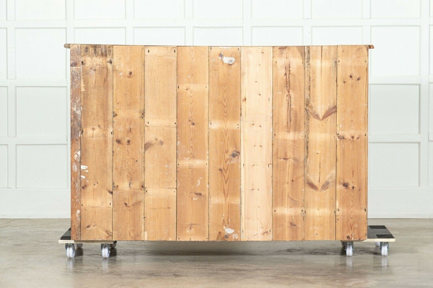 3393.0 Large 19thc English Pine Chest Drawers photo