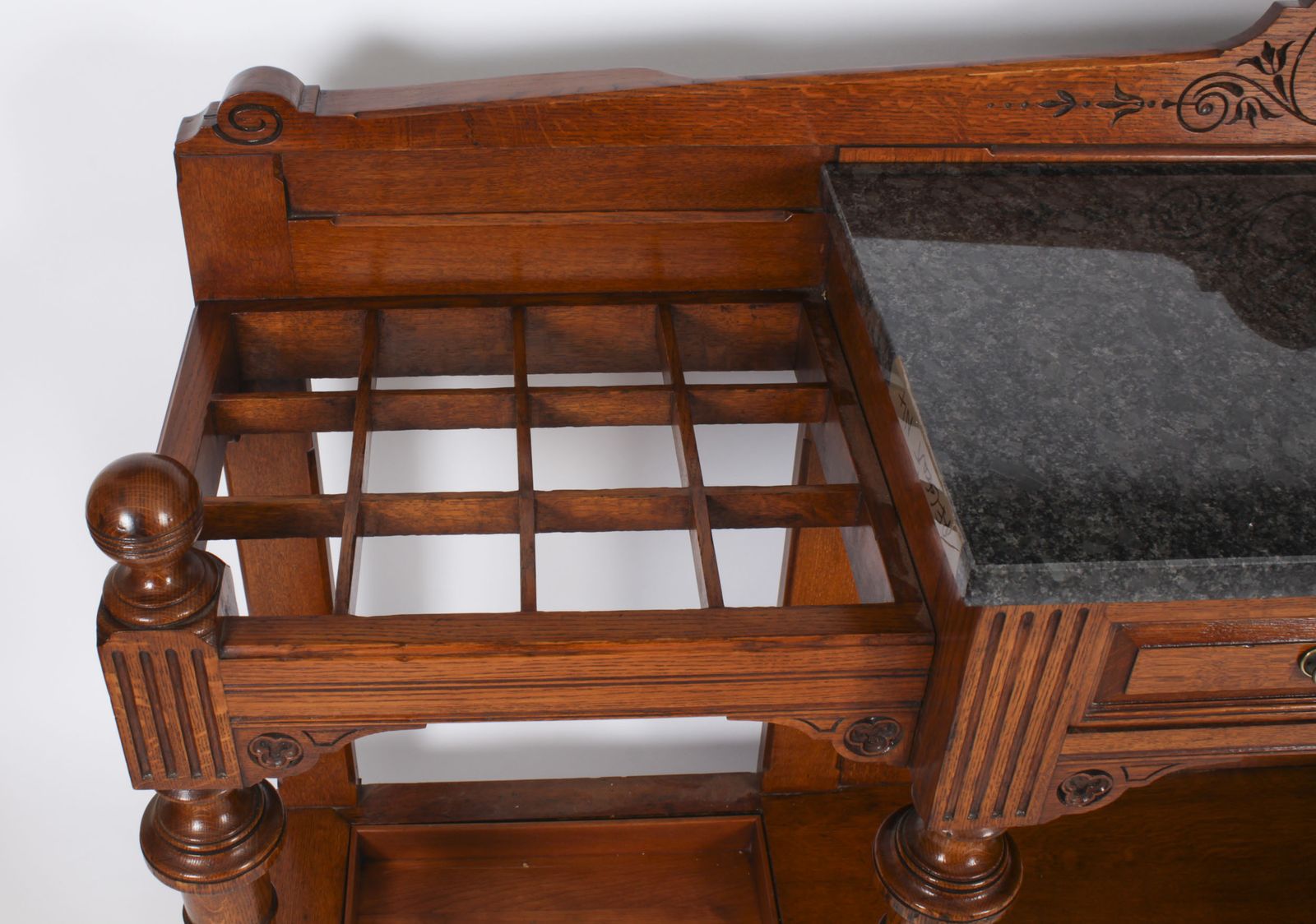 photo furniture Victorian Oak Country House Hall Umbrella Stand 19th C