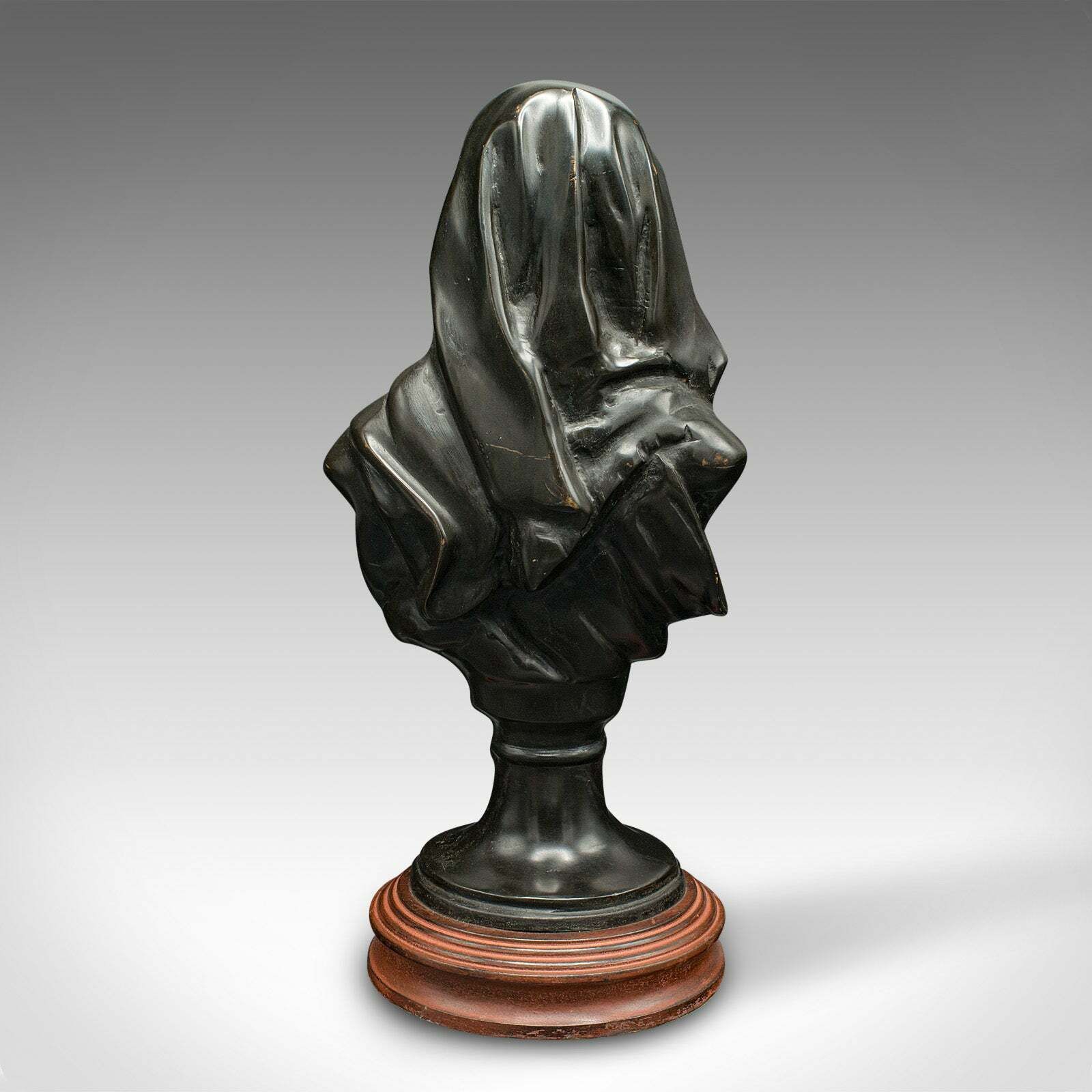 Antique Portrait Bust, French, Decor, Female Bronze Statue, Victorian, C.1900 photo 895.0