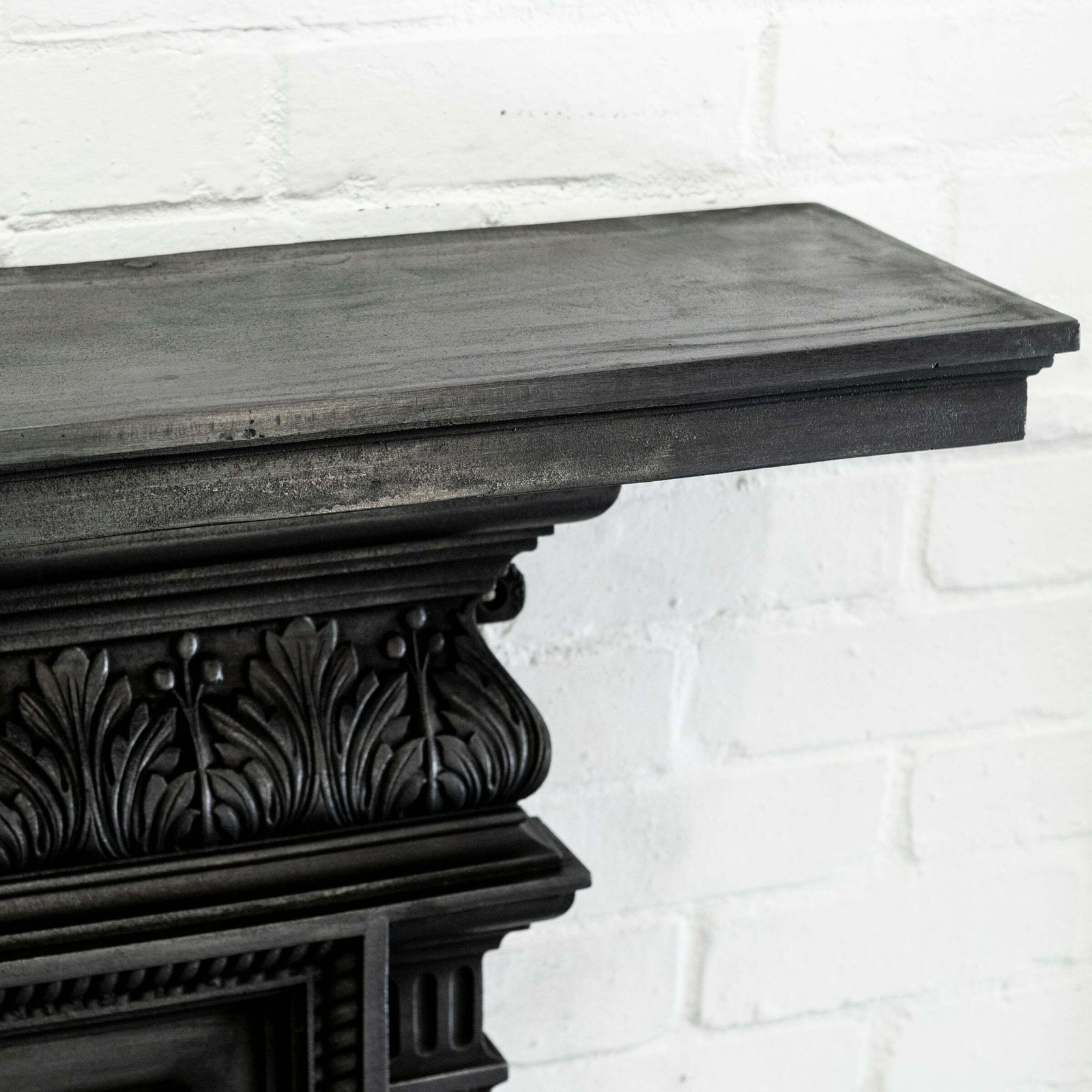 photo furniture Antique Cast Iron Fireplace Surround