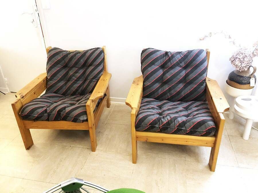 photo furniture Pair Of Scandinavian Armchairs, 1970
