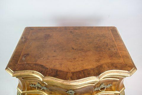 Rococo Chest Of Drawers In Walnut, Danish Design From 1880s photo 4495.0
