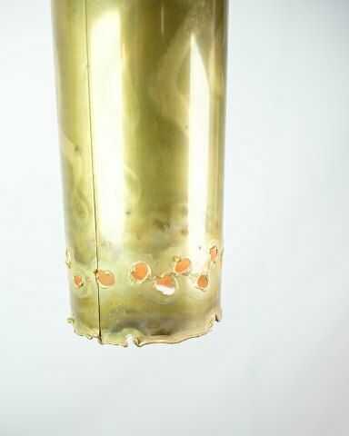 Ceiling Lamp In Brass & Black Cord By Sven Aage Holm Sørensen From 1960s photo for sale