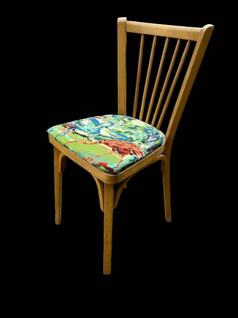 Reupholstered Baumann Chair, 1950s photo furniture